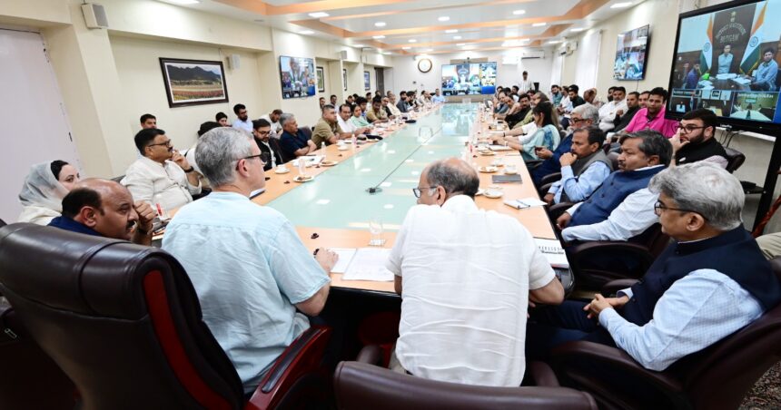 Chief Minister Omar Abdullah today chaired a high-level meeting at the Civil Secretariat to review and finalize arrangements for the upcoming holy month of Muharram.