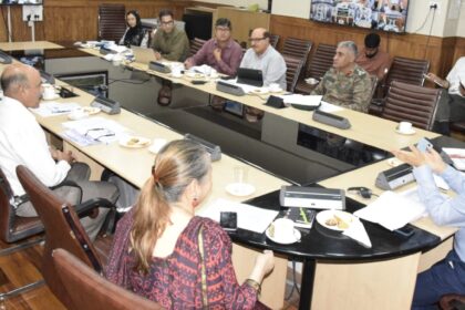 Chief Secretary, Atal Dulloo, on friday chaired a comprehensive review meeting regarding progress on various National Highway projects being executed across J&K.