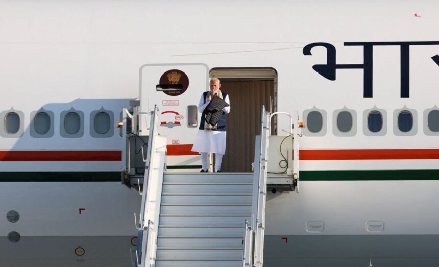 PM Modi has arrived in Calgary, Canada, to attend the G7 Summit being held in Kananaskis on June 16–17. This marks his sixth consecutive participation in the high-level gathering of the world’s major economies.