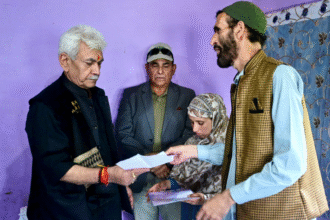Lieutenant Governor Manoj Sinha on Saturday announced that the wife of Adil, a civilian who was killed in Pahalgam terrorist attack while trying to save tourists, has been given a permanent government job in the Fisheries Department.