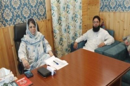 District Development Council (DDC) member from Khag, Budgam, Molvi Nisar Ahmad Sheikh, rejoined the People’s Democratic Party (PDP) in the presence of Party President Mehbooba Mufti.