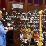 On the occasion of Samvidhan Hatya Diwas, Lieutenant Governor Manoj Sinha on Wednesday inaugurated the 1975 Emergency Exhibition at the Convention Centre in Jammu.