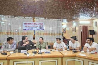 Sajad Lone chairs high-level review meet to fast-track development in Handwara constituency