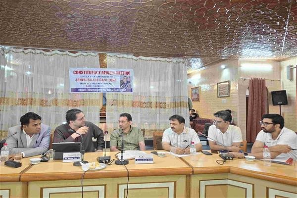 Sajad Lone chairs high-level review meet to fast-track development in Handwara constituency