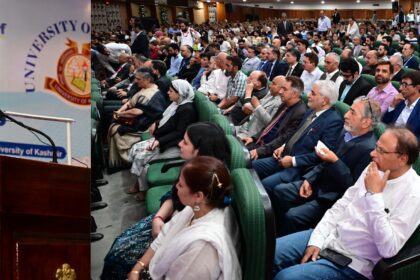 Chief Minister Omar Abdullah on Sunday commended the University of Kashmir for being an eminent institution of learning and for the achievements of its alumni, stating that the institution has matched the best universities in the country.