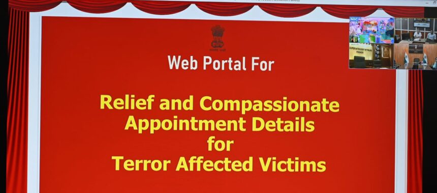 Lieutenant Governor Manoj Sinha on Tuesday launched a web portal to support the families affected by terrorism in Jammu and Kashmir.