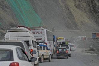 Traffic movement on the Jammu-Srinagar National Highway (NHW) has been partially restored, officials said on Tuesday. Efforts are underway to clear stranded vehicles between Nashri and the NAVYUG Tunnel.