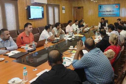 Mission Director, National Health Mission (NHM), Baseer-ul-Haq Chaudhary, on Saturday conducted an extensive review of all ongoing NHM schemes, emphasising time bound achievement of targets set by the Union Ministry of Health and Family Welfare.