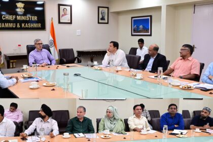 Chief Minister Omar Abdullah Monday chaired a high-level review meeting on the Jammu & Kashmir Dairy Processing Infrastructure Development Scheme (JKDPIDS), a ?1,433 crore initiative aimed at transforming the Union Territory’s dairy sector into a robust, organised, and globally competitive industry.