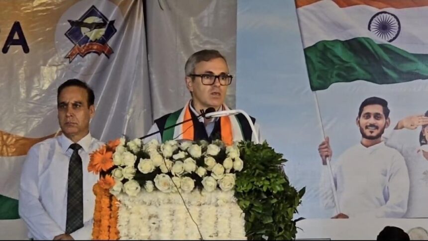 At the Tiranga Rally held in Srinagar on Tuesday, Jammu and Kashmir Chief Minister Omar Abdullah highlighted the power of individual action in bringing about meaningful change.