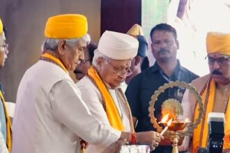 LG sinha addresses the Convocation of Babasaheb Bhimrao Ambedkar Bihar University, Muzaffarpur, Bihar