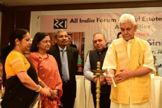 LG Sinha addresses AIFORERA Governing Council Meeting in Srinagar