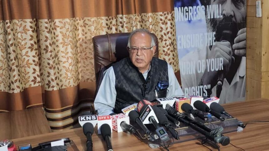 Don’t blame others, Ladakh protests erupted due to BJP’s unkept promises: Tariq Karra