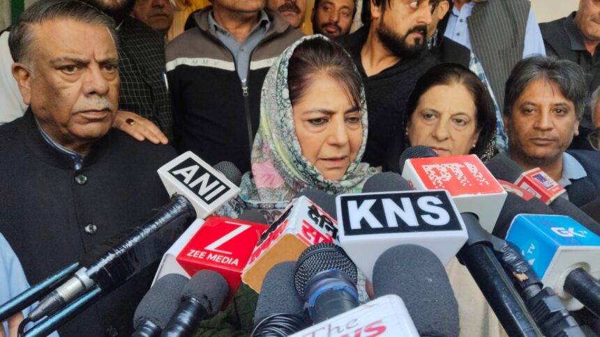 "Silence of govt on crucial political issues troubling, promises remain unaddressed": Mehbooba Mufti on completion of 1 year of Omar-led Govt