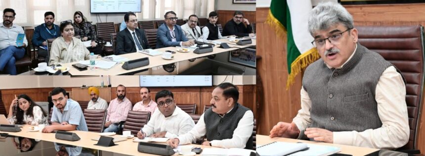 Chief Secretary reviews CAP for Skill Development across J&K