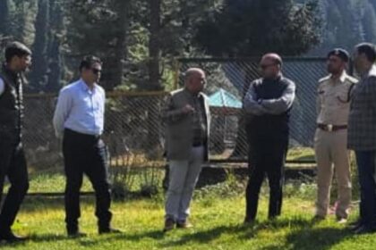 PCCF inspects Karnah Range, Kehmil Forest Division Kupwara