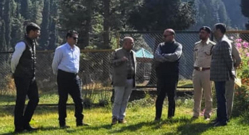 PCCF inspects Karnah Range, Kehmil Forest Division Kupwara