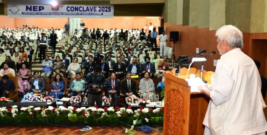 J&K among the first to implement National Education Policy, building inclusive and innovative academic ecosystem: LG Sinha