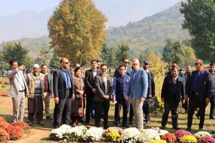 CM Omar Abdullah inaugurates Bagh-e-Gul-e-Dawood — Kashmir’s First Chrysanthemum Theme Garden