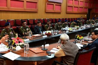 LG Sinha chairs a high-level meeting to review the security situation in Jammu Division