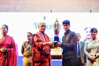 LG Sinha Attends Closing Ceremony of National School Games