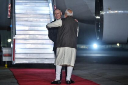 Putin Lands in Delhi, Welcomed with a Warm Hug by PM Modi