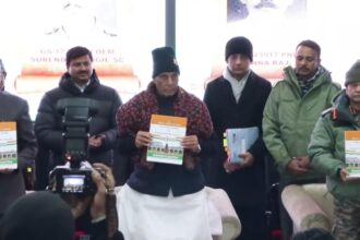Rajnath Singh dedicates BRO's 22 vital infrastructure projects for J&K