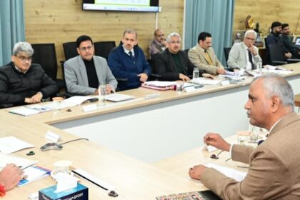LG Sinha chairs high level review meeting of Subordinate Departments of Home Department