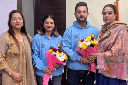 Secretary, J&K Sports Council Felicitates Rollball World Cup Gold Medallists from J&K
