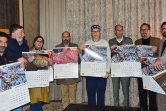 CM Omar Abdullah unveils Handicrafts & Handloom Department’s Calendar 2026