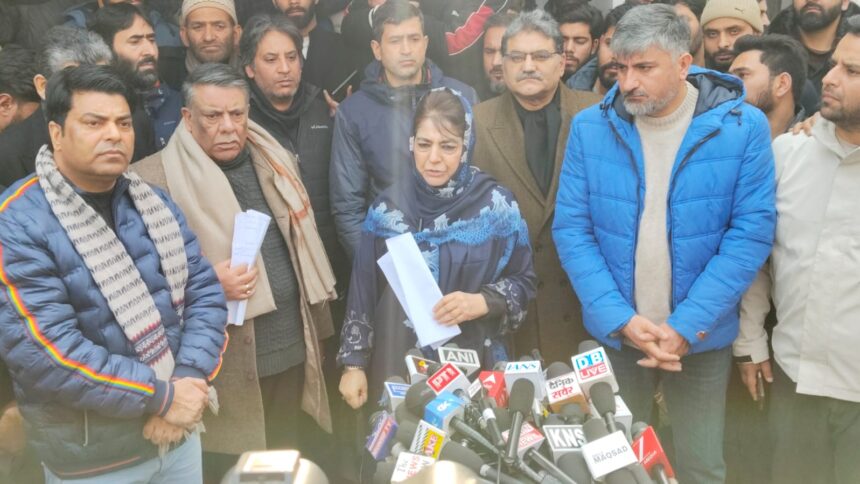 Surveillance on Imams, Masjid Molvis Direct Interference to Alienate Muslims from Islam: Mehbooba Mufti