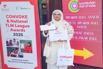 Kashmir Educator Sufeena Bano Ranked Among Nation’s Top 10 Teaching Innovators