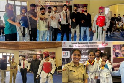 Clubs Taekwondo Championship held at Gindun Stadium Srinagar