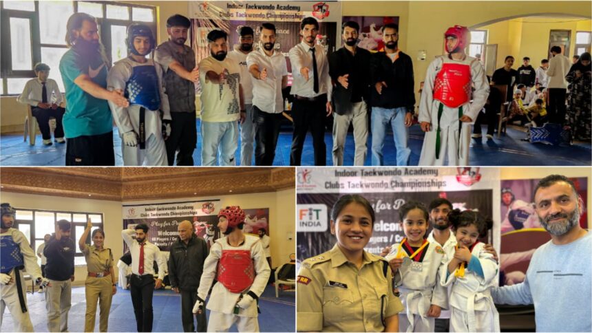 Clubs Taekwondo Championship held at Gindun Stadium Srinagar