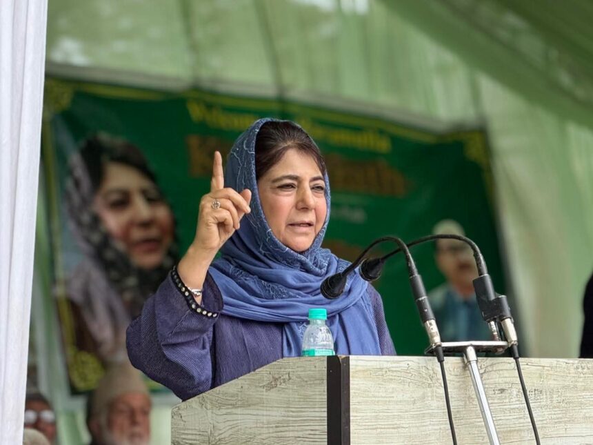 Unemployment pushing J&K youth into depression, NC failed on promises: Mehbooba Mufti