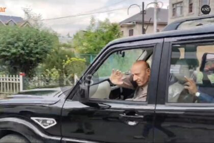 MP Er Rashid arrives Srinagar on bail, heads to SMHS hospital