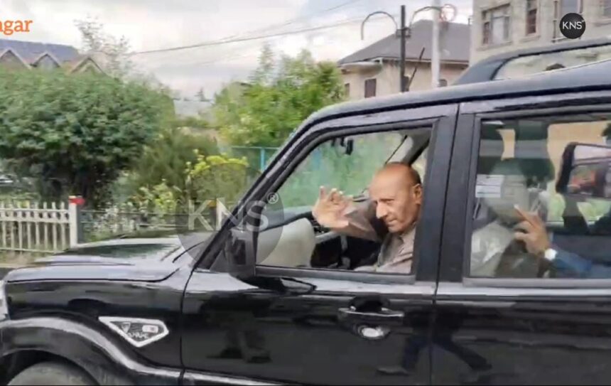 MP Er Rashid arrives Srinagar on bail, heads to SMHS hospital