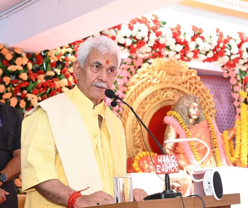 LG Sinha calls for ‘future-ready’ classrooms, says marks-only education ‘unfit’ for new India