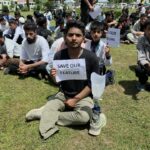 Students Protest Closure of Siraj-ul-Aloom Institute in Shopian