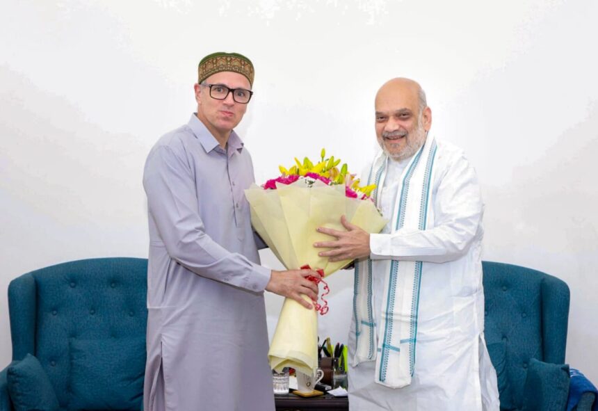 Omar Abdullah Meets Amit Shah, Discusses Statehood, Reservation