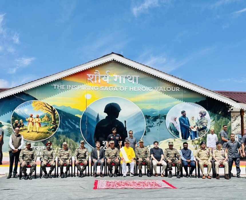 LG Sinha Inaugurates 'Shaurya Gatha' in Tangdar