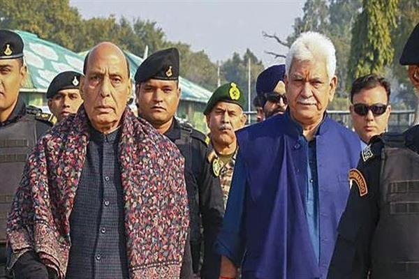 Rajnath Singh, LG Sinha hail armed forces' valour on Operation Sindoor anniversary