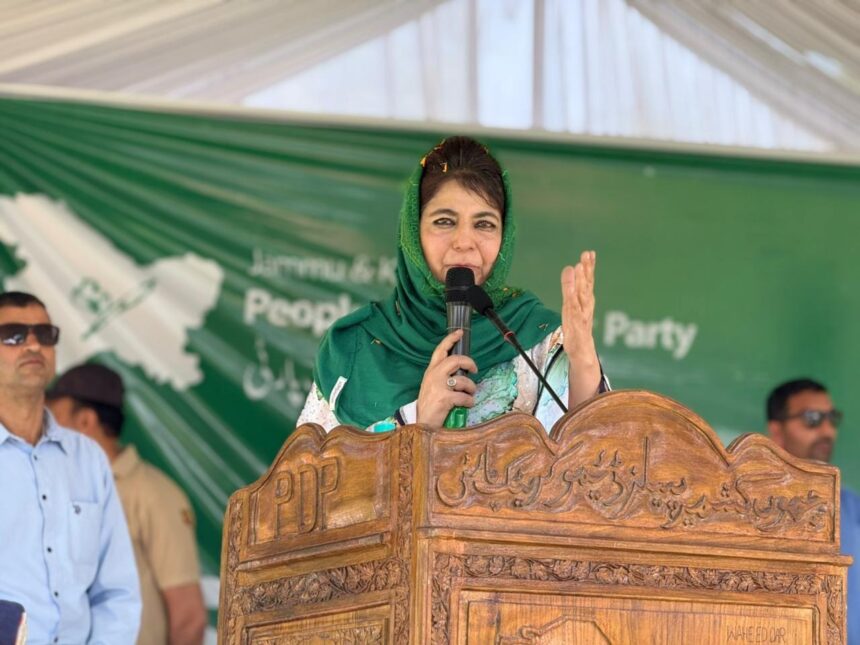 Mehbooba Mufti calls for India-Pak dialogue