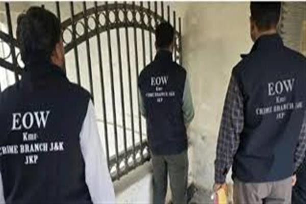 Recruitment Racket: EOW Kashmir Nabs Health Employee in Educator Appointment Fraud