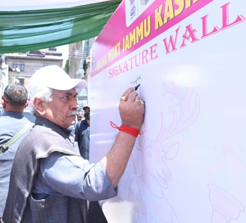 ‘Break the silence’: LG slams neighbor’s ‘designer’ drugs, terror link as J&K intensifies crackdown